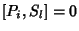 $\displaystyle \left[P_i,S_l\right]=0$
