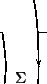 \begin{pspicture}(0,0)(10,6)
\psline(2,2.5)(3.7,2.5)
\psline(2,4)(3.7,4)
\psl...
...25)(3.7,2.5)
\uput[0](4.5,4.6){$c$}
\uput[0](3.8,3){$\Sigma$}
\end{pspicture}