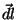 $\vec{dl}$