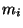 $\displaystyle m_i$