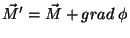 $\vec{M}'=\vec{M}+grad\;\phi$
